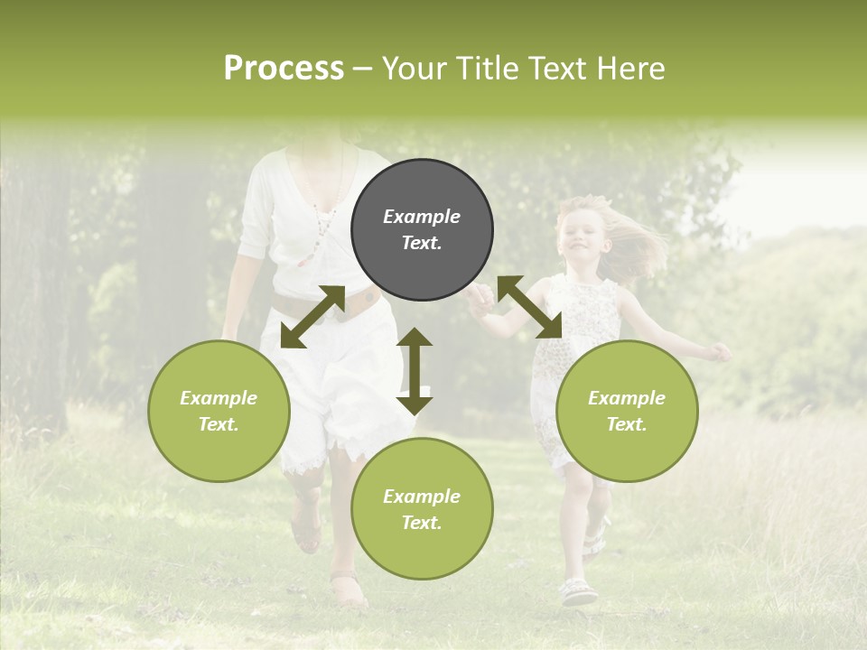 Loving Female Countryside PowerPoint Template