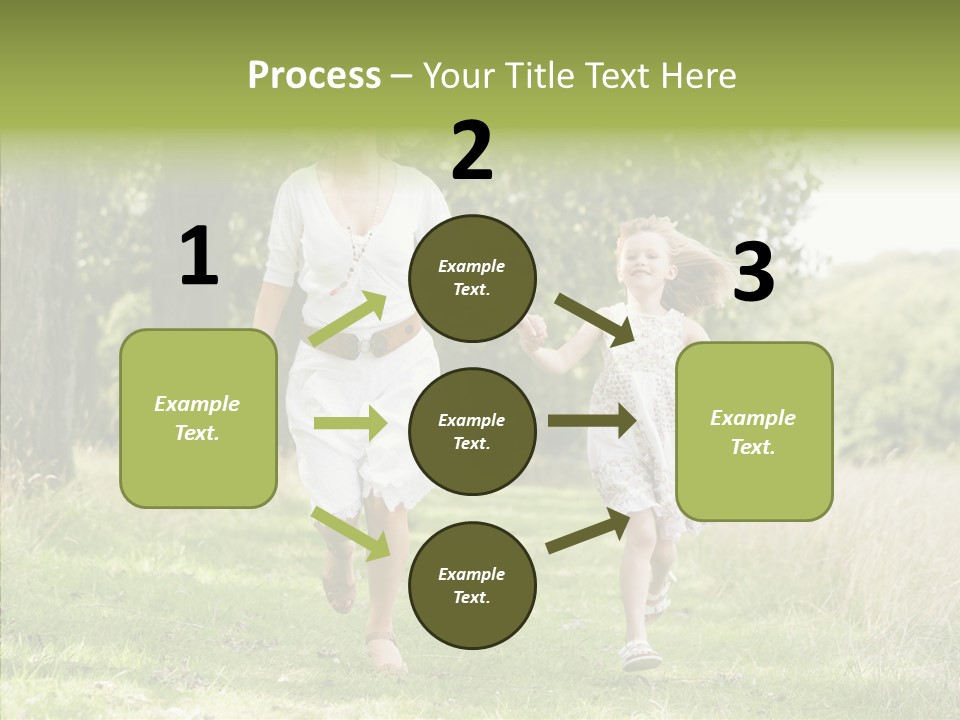 Loving Female Countryside PowerPoint Template