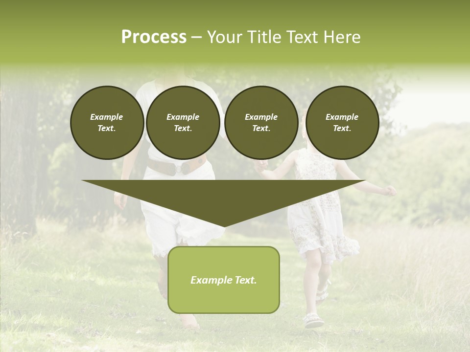 Loving Female Countryside PowerPoint Template