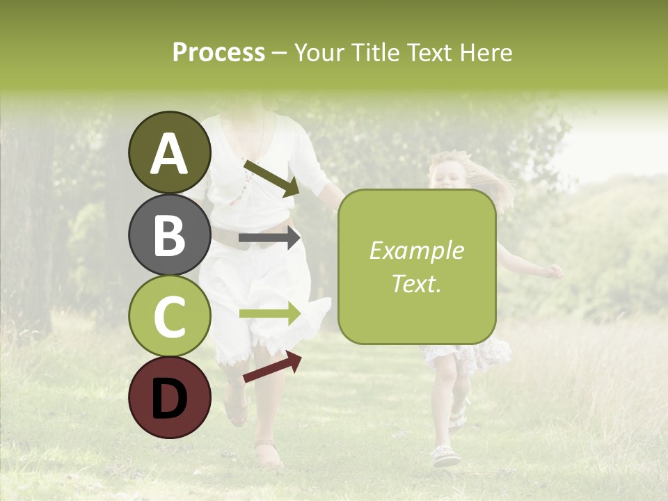 Loving Female Countryside PowerPoint Template