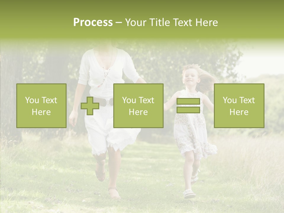 Loving Female Countryside PowerPoint Template