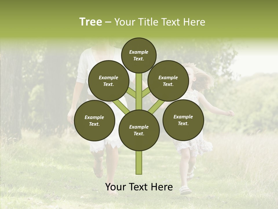 Loving Female Countryside PowerPoint Template