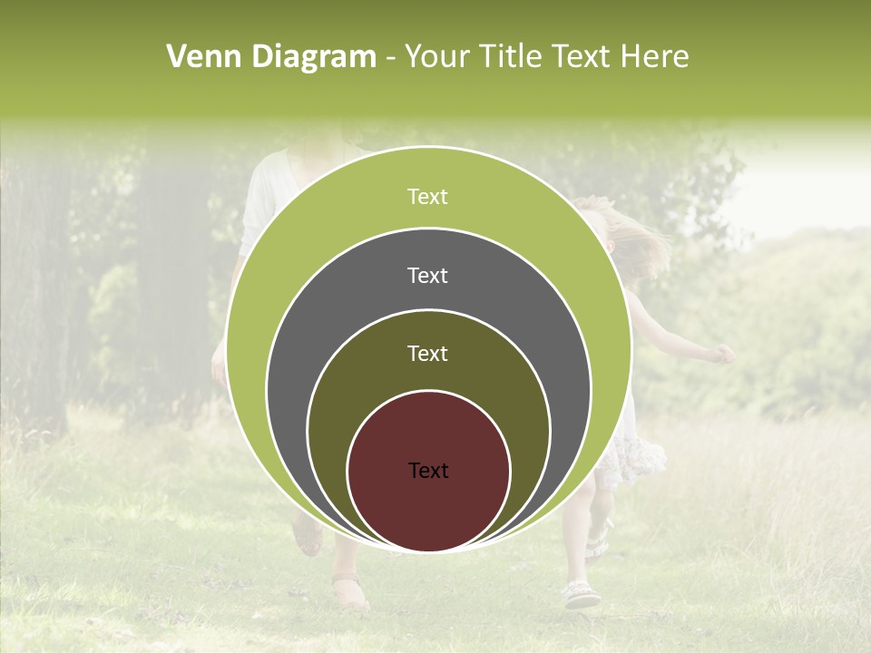 Loving Female Countryside PowerPoint Template