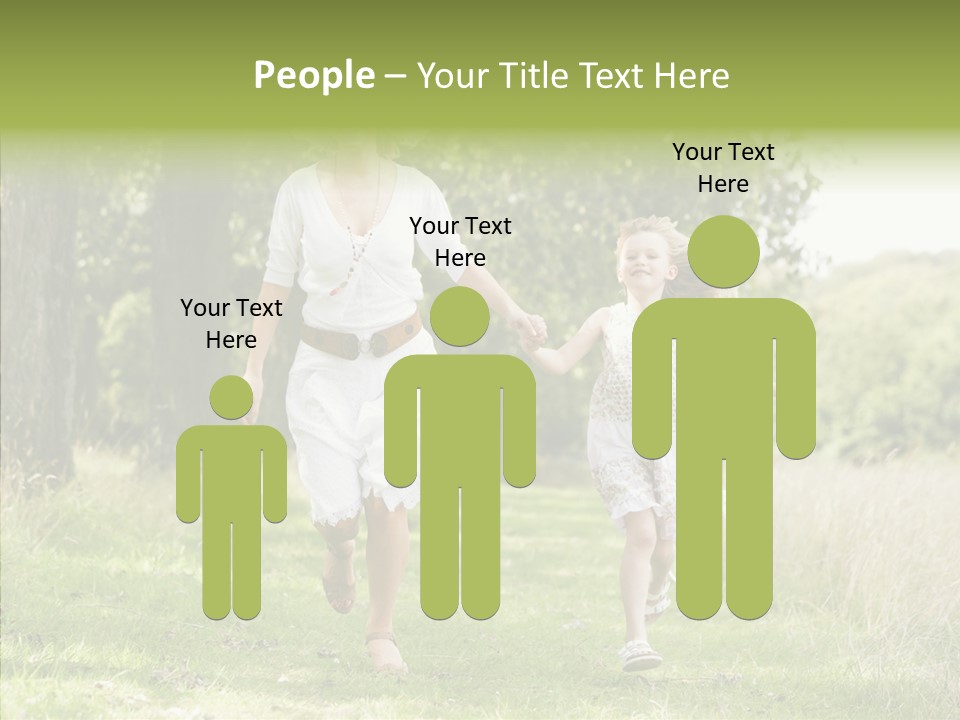 Loving Female Countryside PowerPoint Template