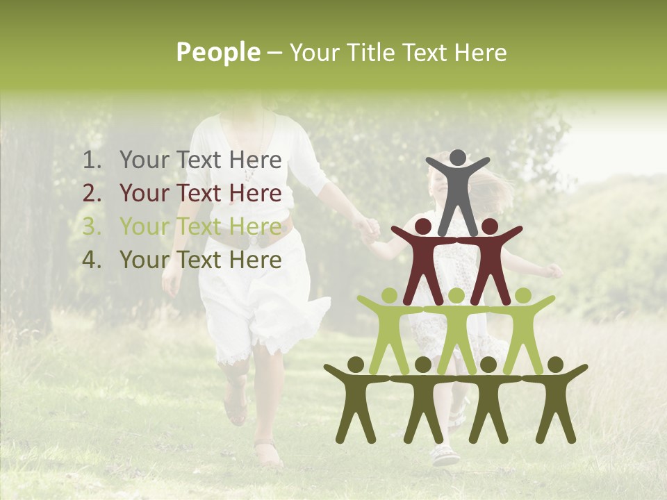 Loving Female Countryside PowerPoint Template