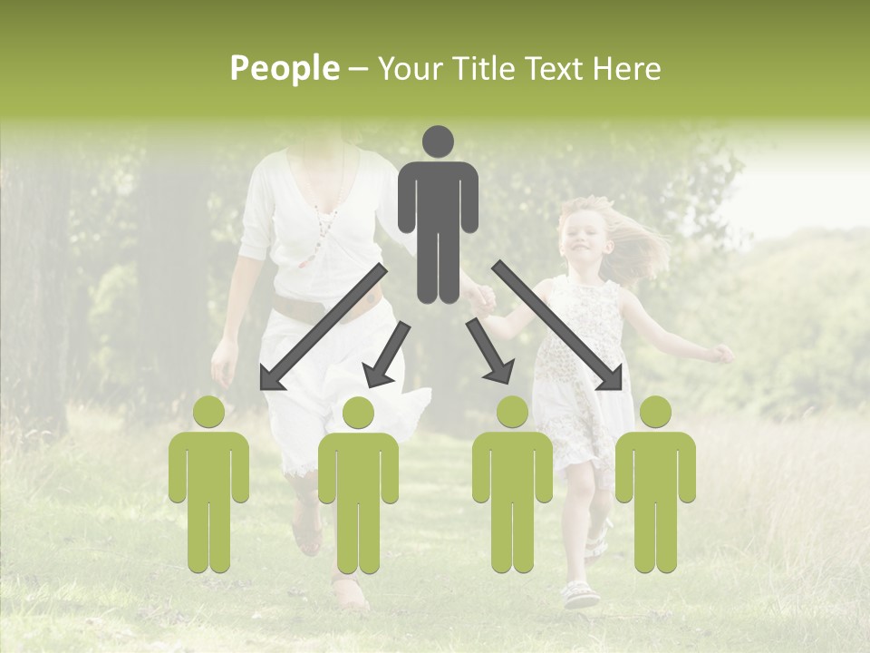 Loving Female Countryside PowerPoint Template