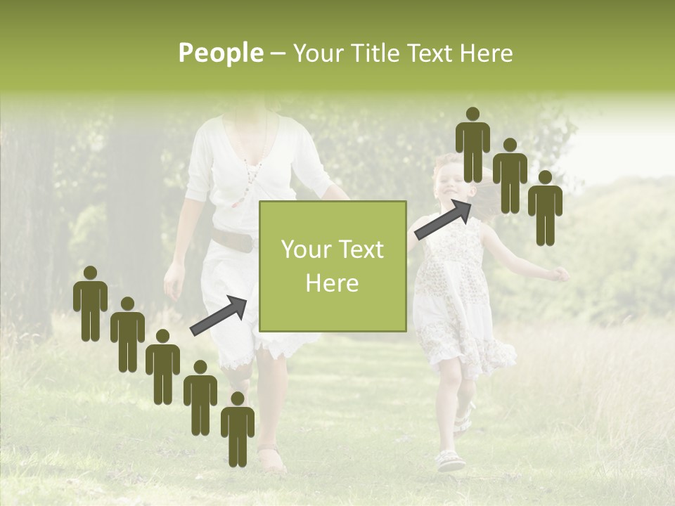 Loving Female Countryside PowerPoint Template