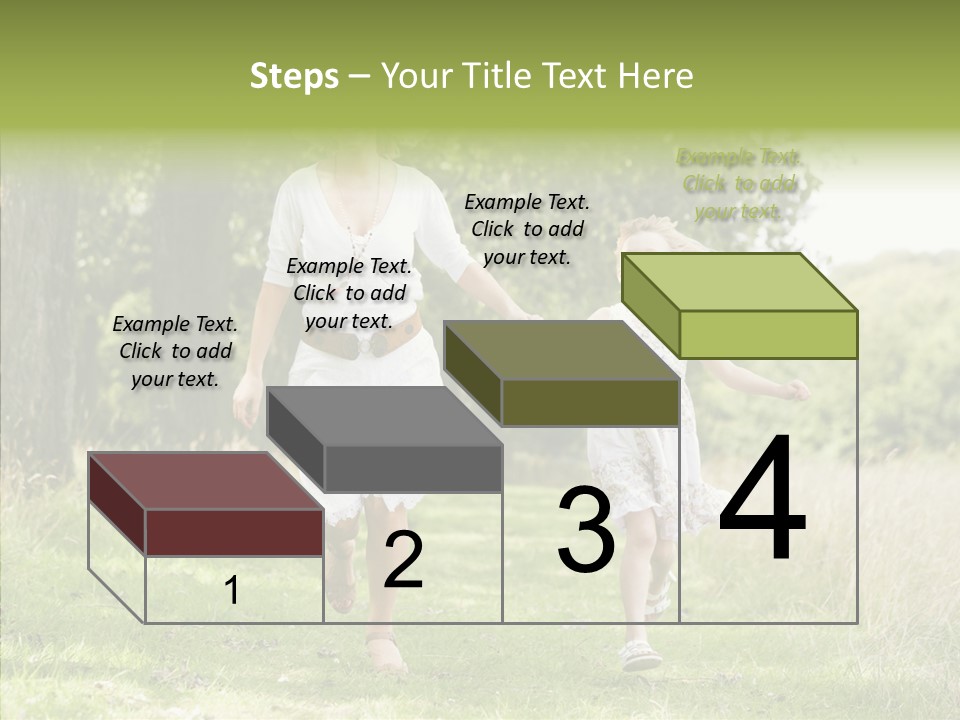 Loving Female Countryside PowerPoint Template