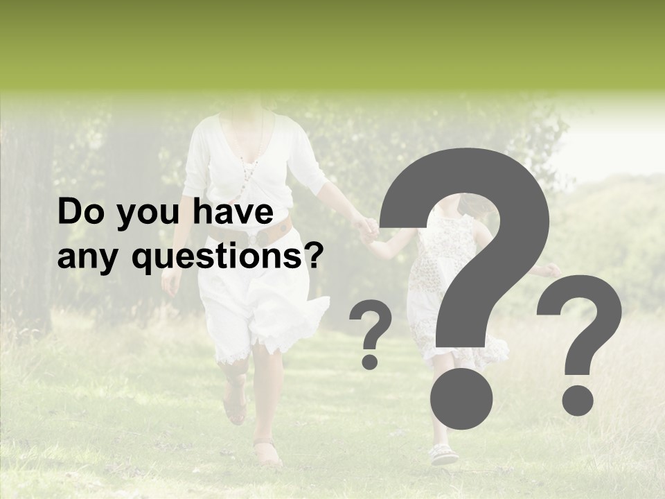 Loving Female Countryside PowerPoint Template