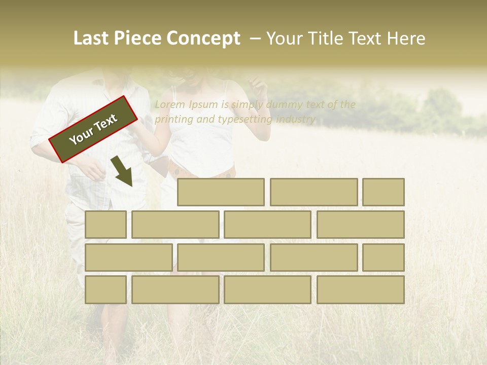 Dressed Aged Full Length PowerPoint Template