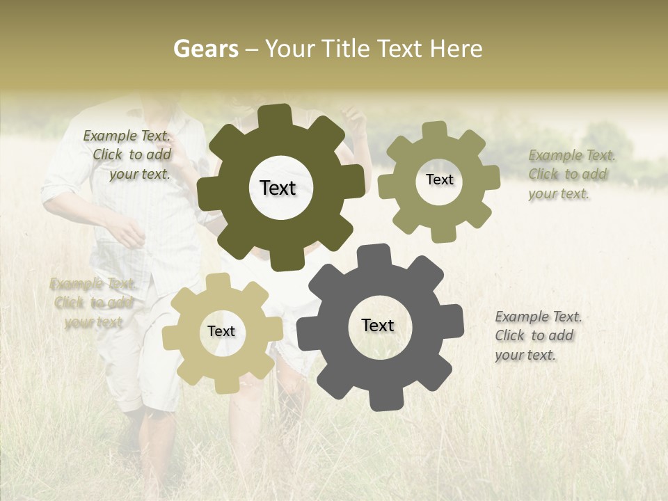 Dressed Aged Full Length PowerPoint Template