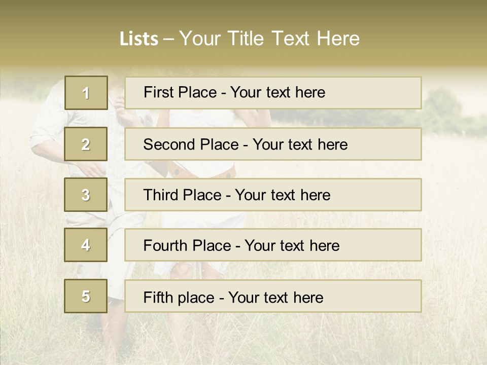 Dressed Aged Full Length PowerPoint Template