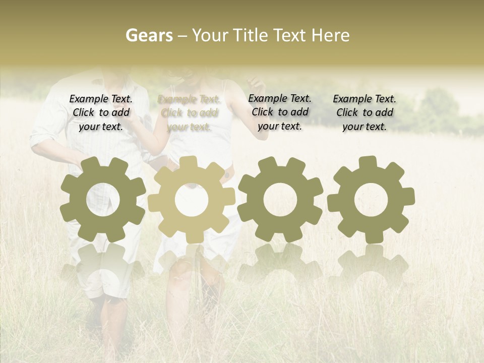 Dressed Aged Full Length PowerPoint Template