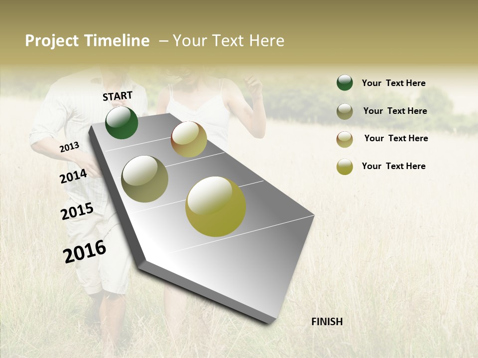 Dressed Aged Full Length PowerPoint Template
