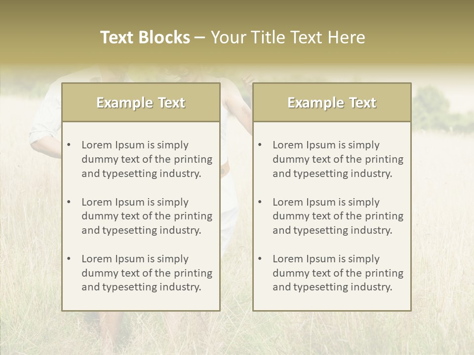 Dressed Aged Full Length PowerPoint Template