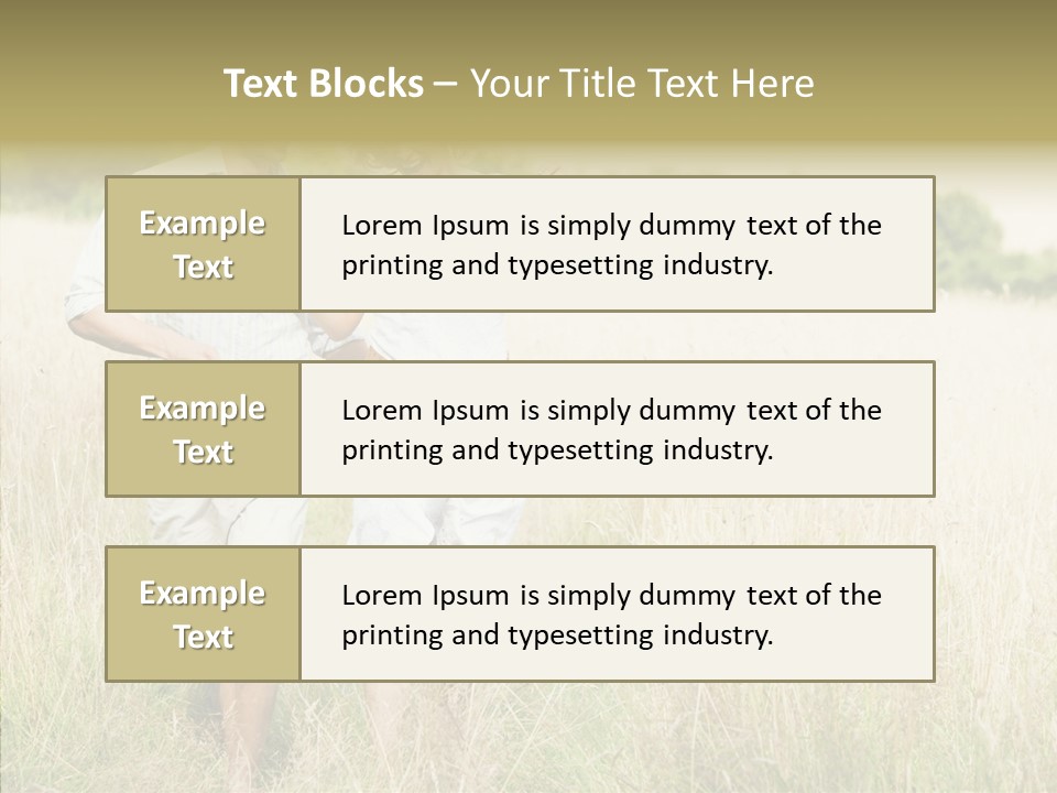 Dressed Aged Full Length PowerPoint Template