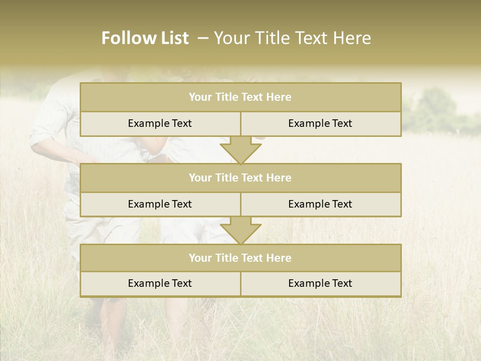 Dressed Aged Full Length PowerPoint Template