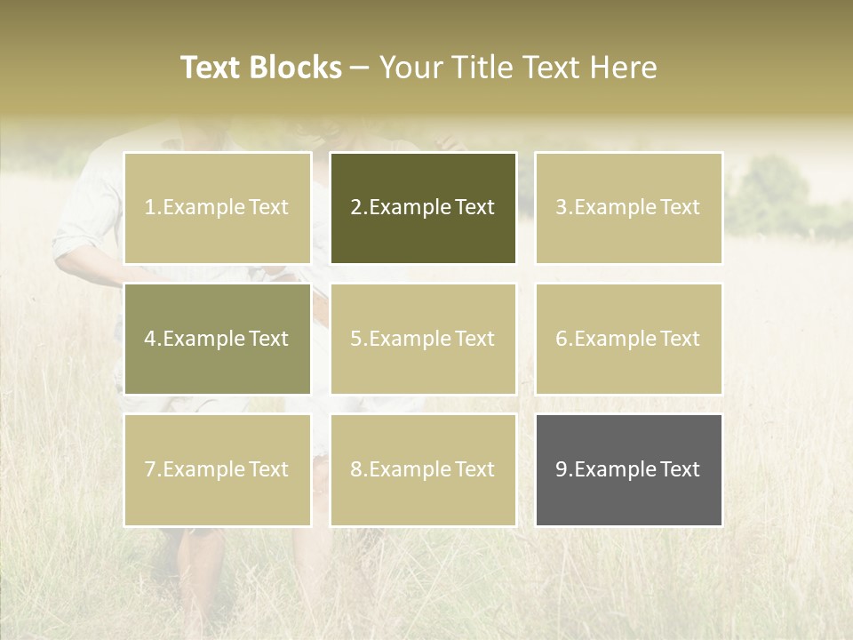 Dressed Aged Full Length PowerPoint Template