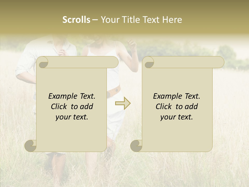 Dressed Aged Full Length PowerPoint Template