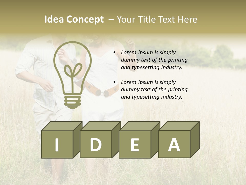 Dressed Aged Full Length PowerPoint Template