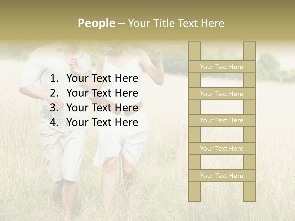 Dressed Aged Full Length PowerPoint Template