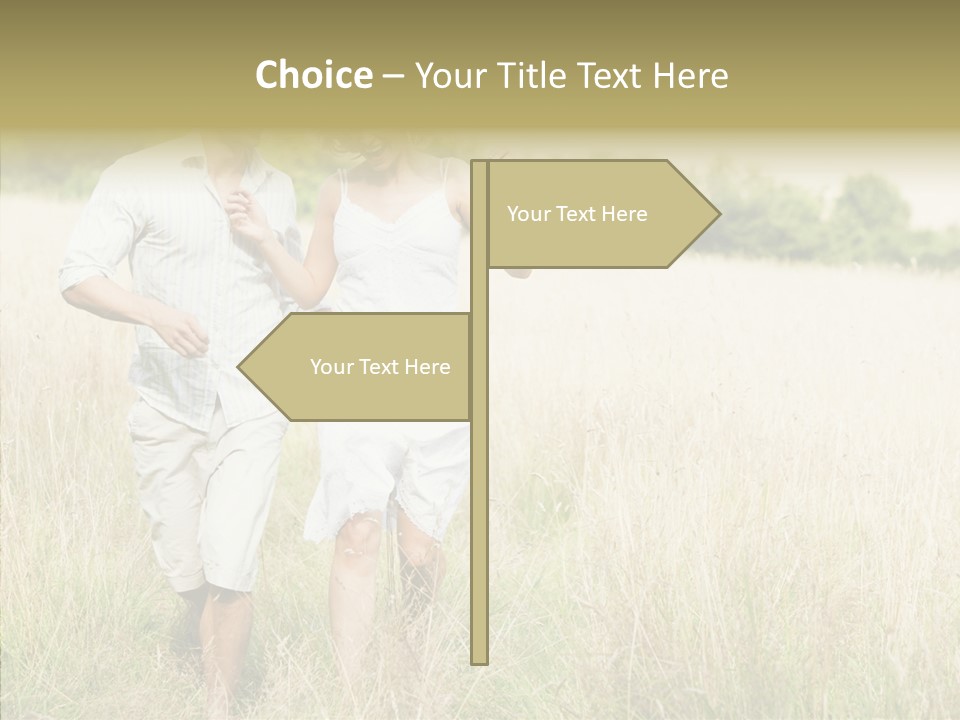 Dressed Aged Full Length PowerPoint Template