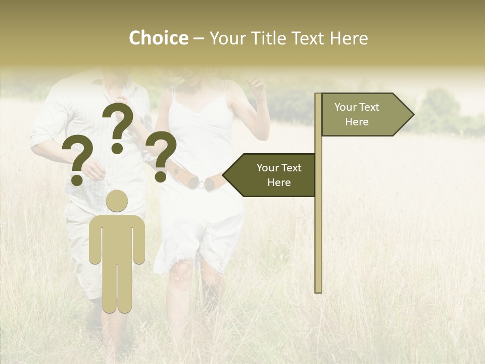 Dressed Aged Full Length PowerPoint Template