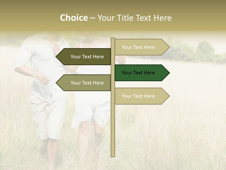 Dressed Aged Full Length PowerPoint Template