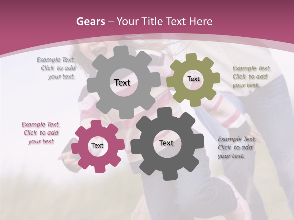 Color Woman  PowerPoint Template