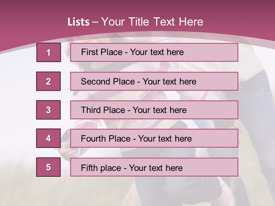 Color Woman  PowerPoint Template