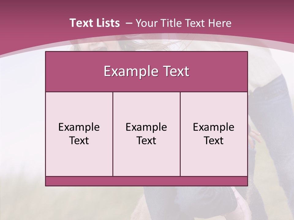 Color Woman  PowerPoint Template