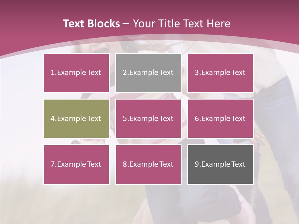 Color Woman  PowerPoint Template