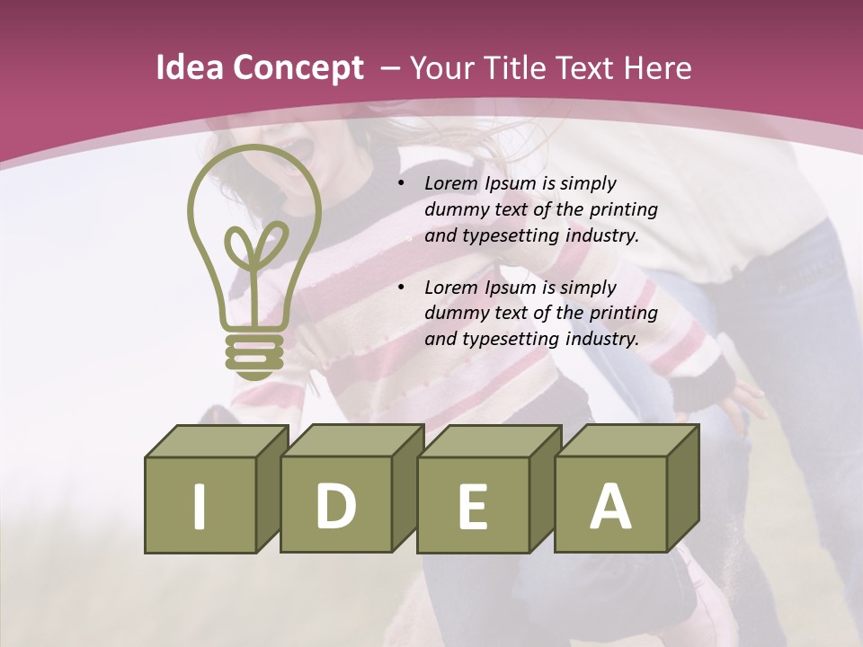 Color Woman  PowerPoint Template