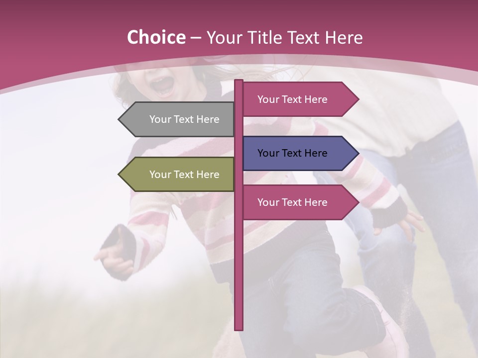 Color Woman  PowerPoint Template