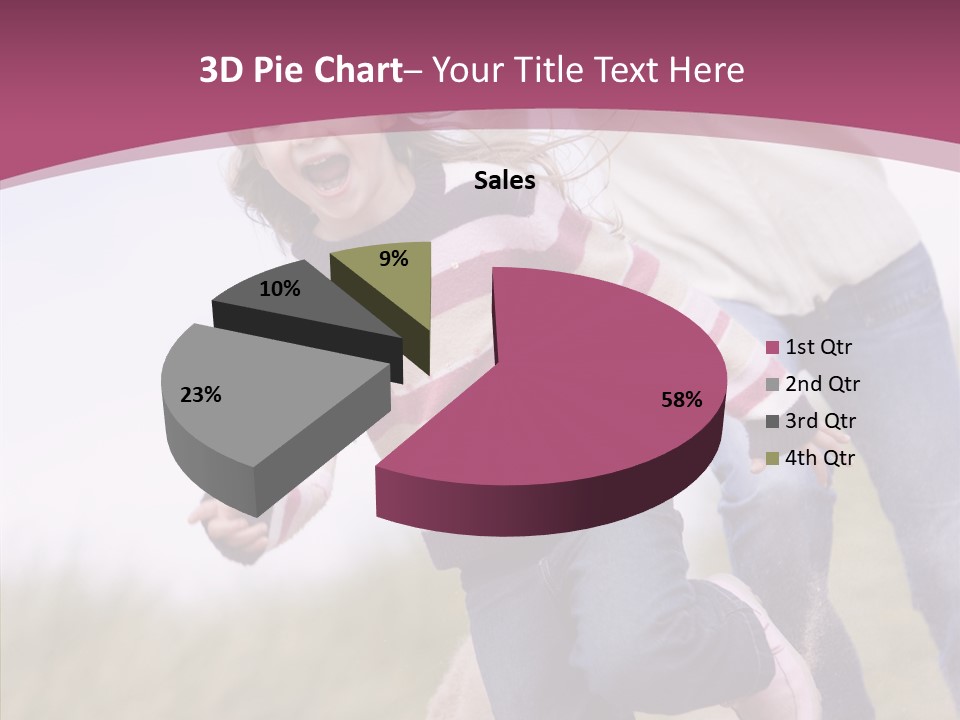 Color Woman  PowerPoint Template