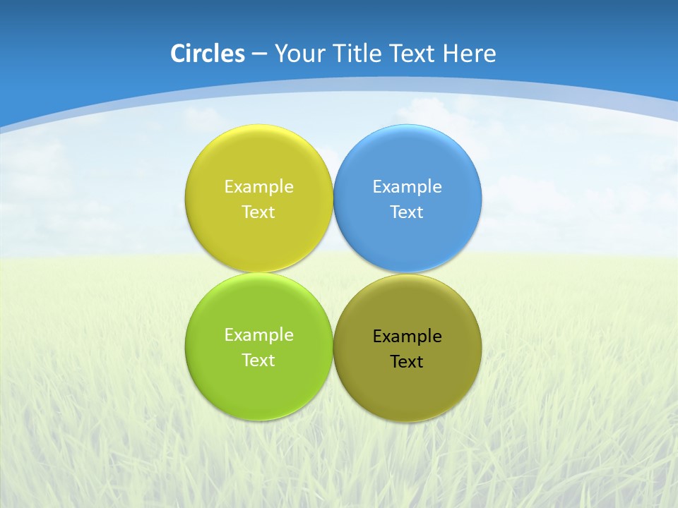 Scenery Spring Sunny PowerPoint Template