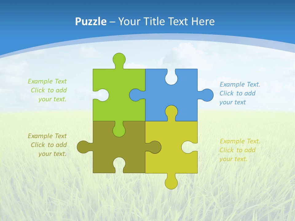 Scenery Spring Sunny PowerPoint Template