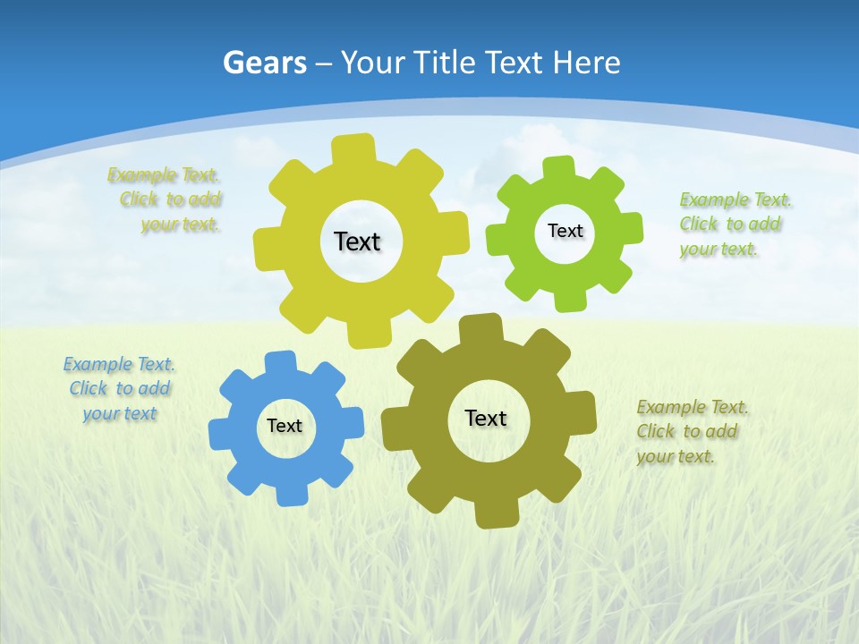 Scenery Spring Sunny PowerPoint Template