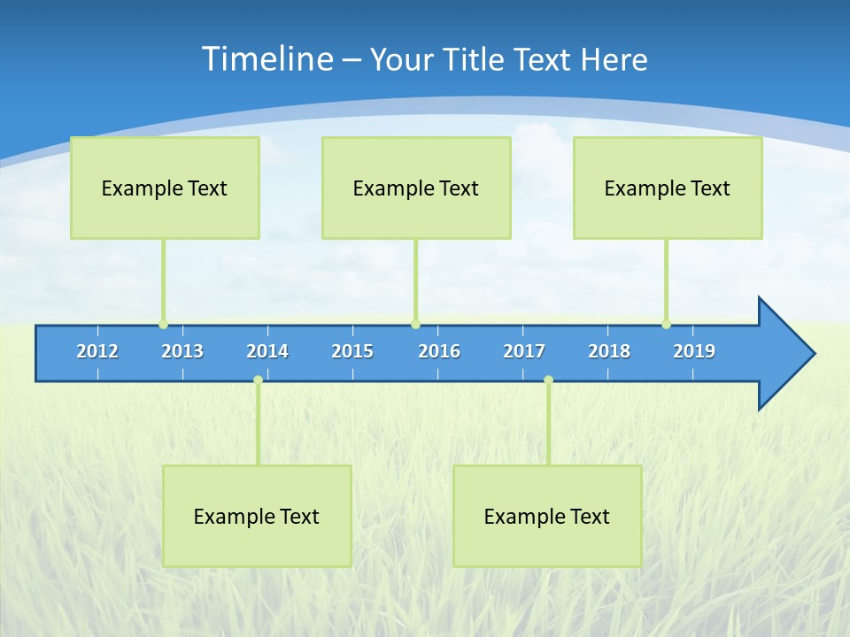 Scenery Spring Sunny PowerPoint Template