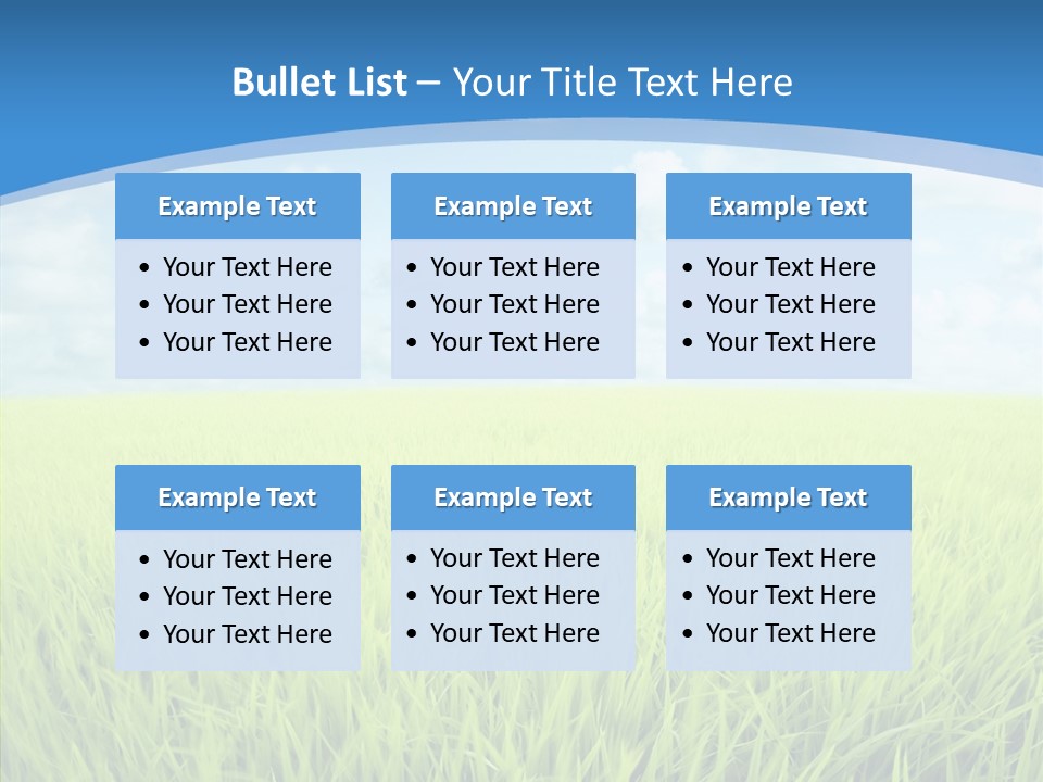 Scenery Spring Sunny PowerPoint Template