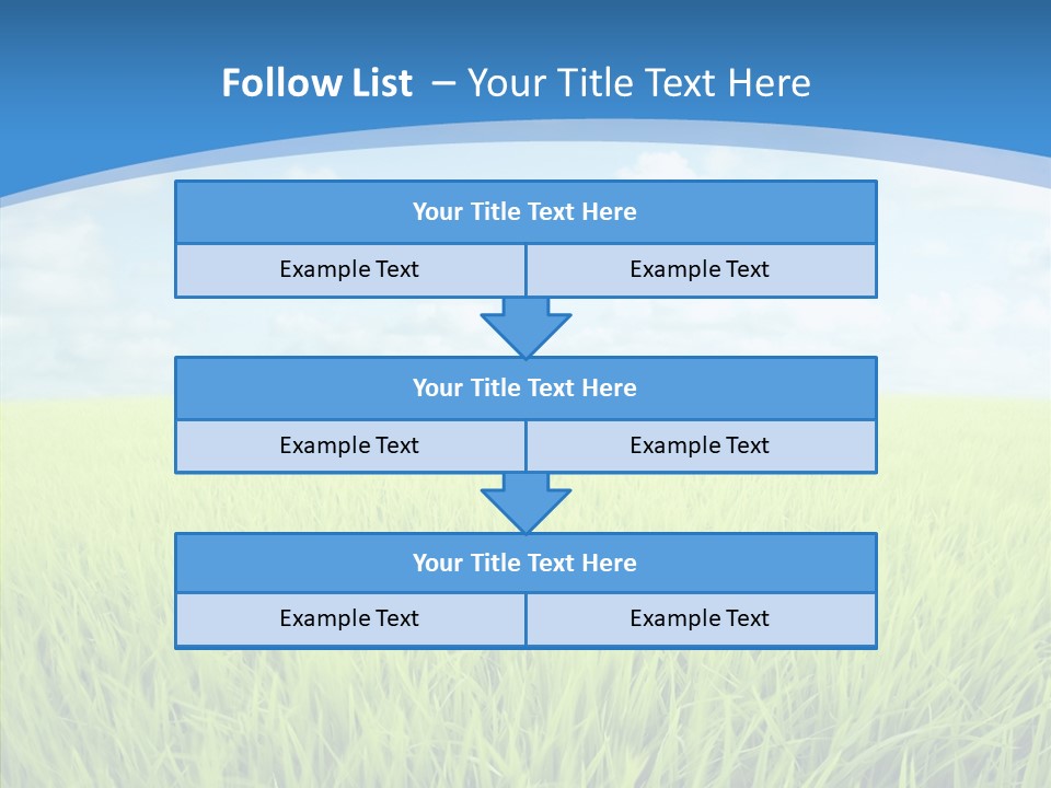 Scenery Spring Sunny PowerPoint Template