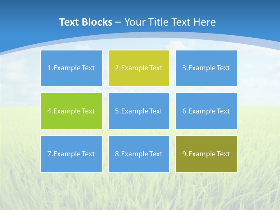 Scenery Spring Sunny PowerPoint Template