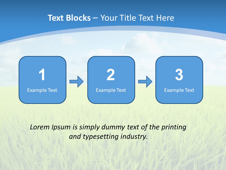 Scenery Spring Sunny PowerPoint Template