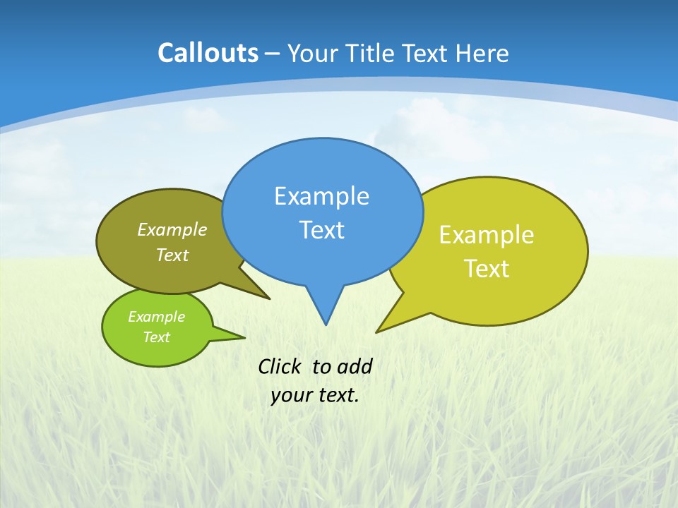 Scenery Spring Sunny PowerPoint Template