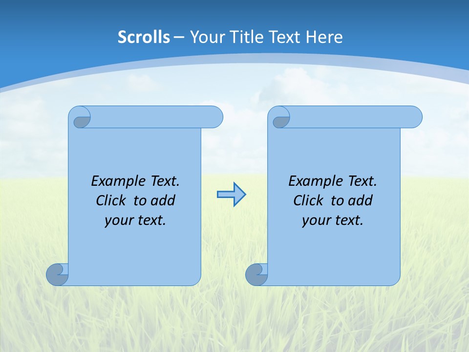 Scenery Spring Sunny PowerPoint Template