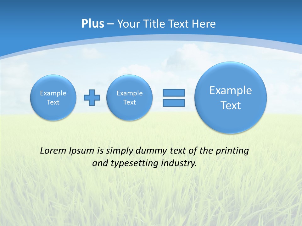 Scenery Spring Sunny PowerPoint Template