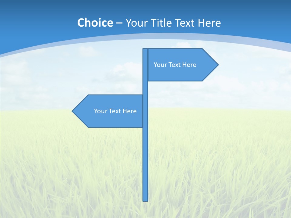 Scenery Spring Sunny PowerPoint Template