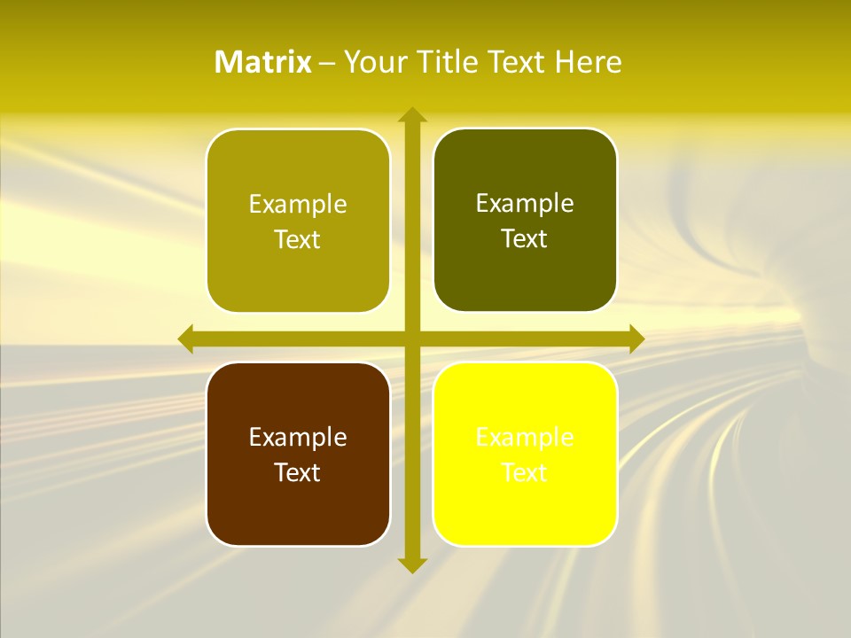 Connection Empty Perspective PowerPoint Template
