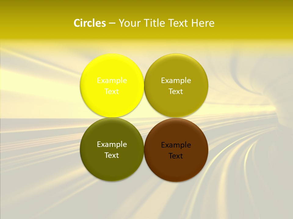 Connection Empty Perspective PowerPoint Template