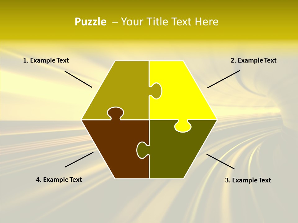 Connection Empty Perspective PowerPoint Template